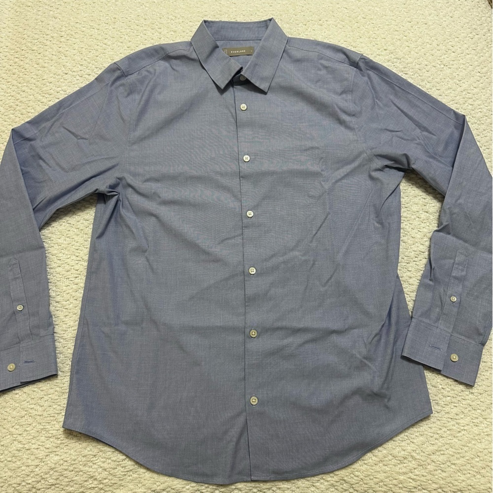 Everlane Long Sleeve Collar Button Up Shirt Men’s Size Large